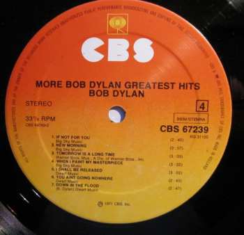 2LP Bob Dylan: More Bob Dylan Greatest Hits 638363