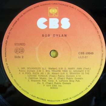 LP Bob Dylan: Dylan 599101