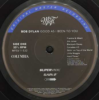 LP Bob Dylan: Good As I Been To You LTD | NUM 550973