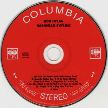 CD Bob Dylan: Nashville Skyline 430713