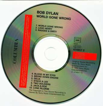 CD Bob Dylan: World Gone Wrong 621757