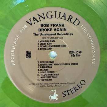 LP Bob Frank: Broke Again - The Unreleased Recordings CLR | LTD 555896