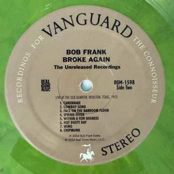 LP Bob Frank: Broke Again - The Unreleased Recordings CLR | LTD 555896