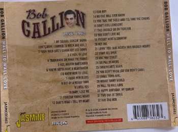 CD Bob Gallion: Wall To Wall Love 1956-1962 583894