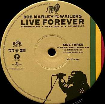 3LP/2CD/Box Set Bob Marley & The Wailers: Live Forever: The Stanley Theatre, Pittsburgh, PA, September 23, 1980 LTD 593384