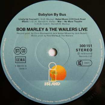 2LP Bob Marley & The Wailers: Babylon By Bus 530608