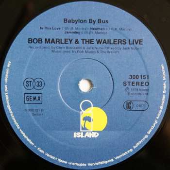 2LP Bob Marley & The Wailers: Babylon By Bus 530608