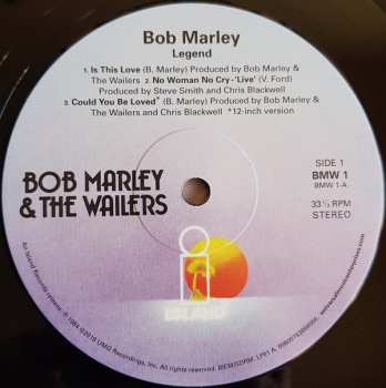 2LP Bob Marley & The Wailers: Legend (The Best Of Bob Marley And The Wailers) LTD 577699