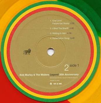 2LP Bob Marley & The Wailers: Legend (The Best Of Bob Marley And The Wailers) CLR | LTD 594915