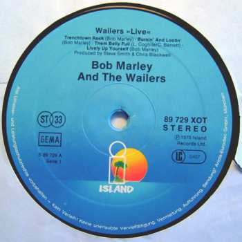 LP Bob Marley & The Wailers: Live! 648978