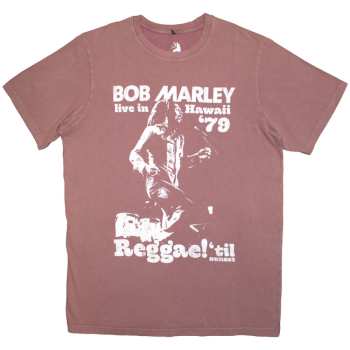 Merch Bob Marley & The Wailers: Stone Wash Tričko Hawaii