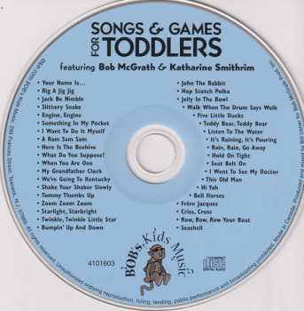 CD Bob McGrath: Songs & Games for Toddlers 647936