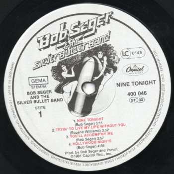 2LP Bob Seger And The Silver Bullet Band: Nine Tonight 651646