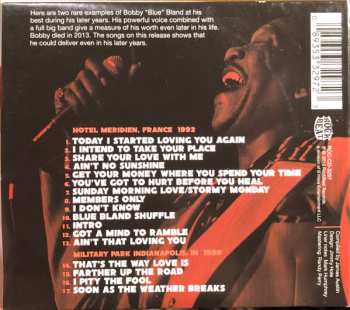 CD Bobby Bland: Live & Righteous 1992 547595