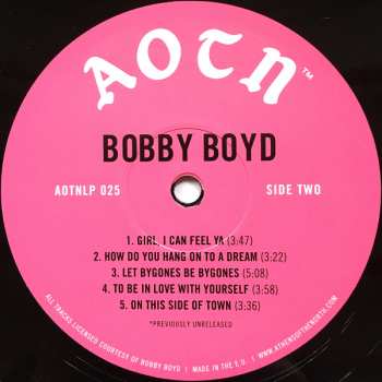 LP Bobby Boyd: Bobby Boyd 634316