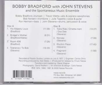 2CD Spontaneous Music Ensemble: Bobby Bradford With John Stevens And The Spontaneous Music Ensemble 553405