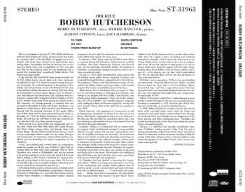 CD Bobby Hutcherson: Oblique LTD 642260