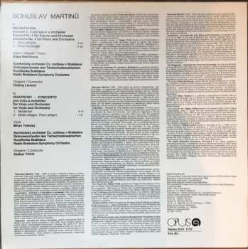 LP Bohuslav Martinů: Rhapsody-Concerto For Viola And Orchestra / Incantation (Piano Concerto No. 4) 613379