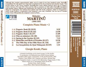 CD Bohuslav Martinů: Puppets I-III / Film En Miniature / Spring In The Garden 274101