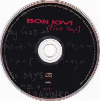 CD Bon Jovi: These Days 640204