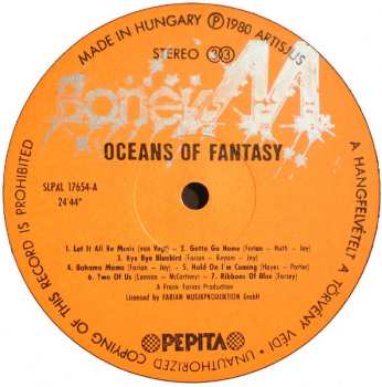 LP Boney M.: Oceans Of Fantasy 450472