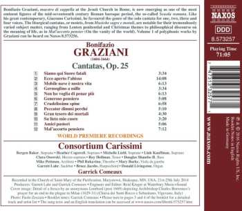 CD Consortium Carissimi: Cantatas, Op. 25 571813