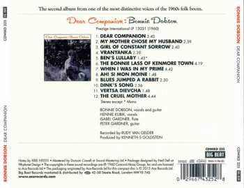 CD Bonnie Dobson: Dear Companion 232712