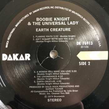 LP Boobie Knight & The Universal Lady: Earth Creature 614135