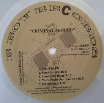 LP Boogie Down Productions: Criminal Minded CLR 597636