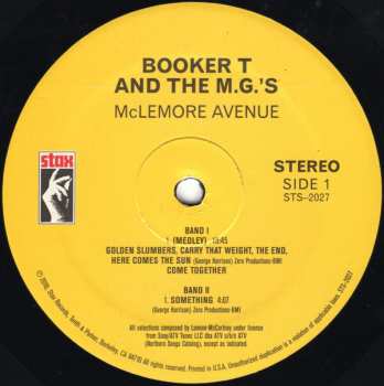 LP Booker T & The MG's: McLemore Avenue 548459