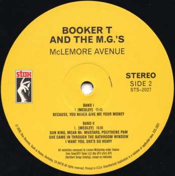 LP Booker T & The MG's: McLemore Avenue 548459