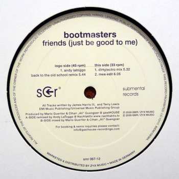 LP Bootmasters: Friends (Just Be Good To Me) 573401