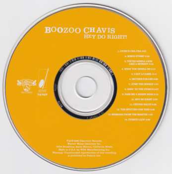 CD Boozoo Chavis: Hey Do Right! 599739