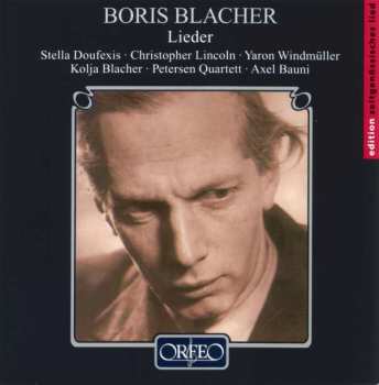 Album Boris Blacher: Lieder