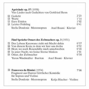 CD Stella Doufexis: Lieder 280362