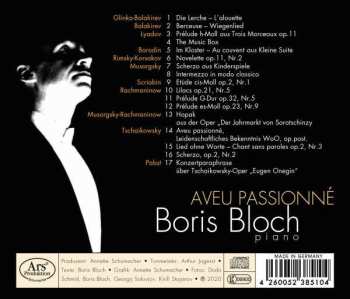 CD Boris Bloch: Piano Works, Vol. 10: Aveu Passionné 609228