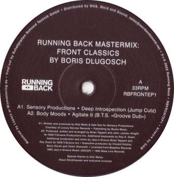 LP Boris Dlugosch: Running Back Mastermix: Front Classics By Boris Dlugosch 447417