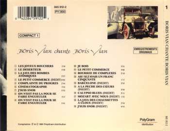 CD Boris Vian: Boris Vian Chante Boris Vian 558078