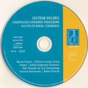 CD Bornus Consort: Castrum Doloris: Old Polish Burial Ceremonies 558754