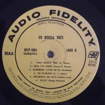 LP Bossa Três: Os Bossa Três 588539