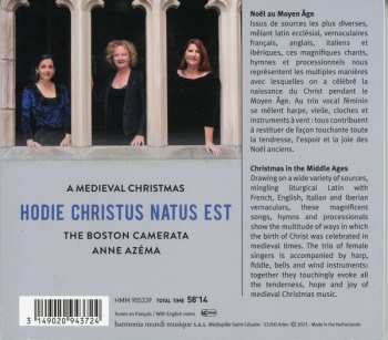 CD Boston Camerata: Hodie Christus Natus Est: A Medieval Christmas 574834