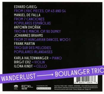 CD Boulanger Trio: Wanderlust 560924