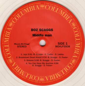 LP Boz Scaggs: Middle Man CLR | LTD 607210