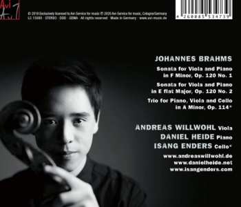 CD Johannes Brahms: Viola Sonatas Op. 120; Trio Op. 114 574964