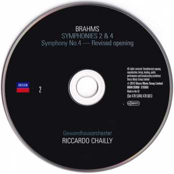 3CD Johannes Brahms: The Symphonies 422462