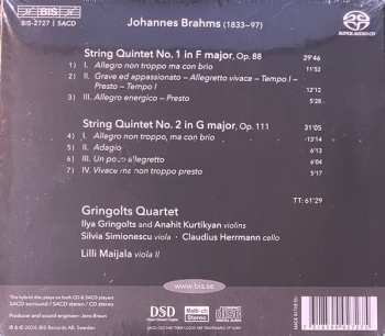 SACD Johannes Brahms: String Quintets 620540