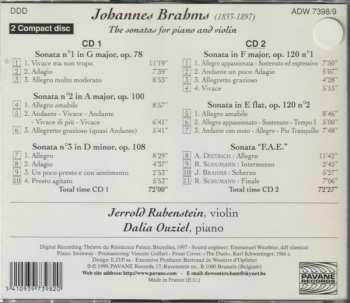 2CD Johannes Brahms: 5 Sonatas - Sonata "F.A.E." 640434