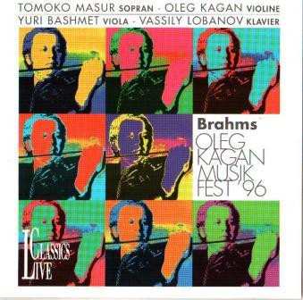 Album Johannes Brahms: Oleg Kagan Musik Fest' 96