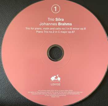 2CD Johannes Brahms: The Piano Trios 634234