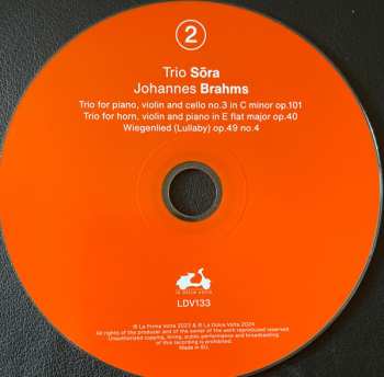 2CD Johannes Brahms: The Piano Trios 634234